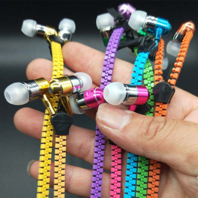 Glowing Zipper Earphones – Tangle-Free – image 6