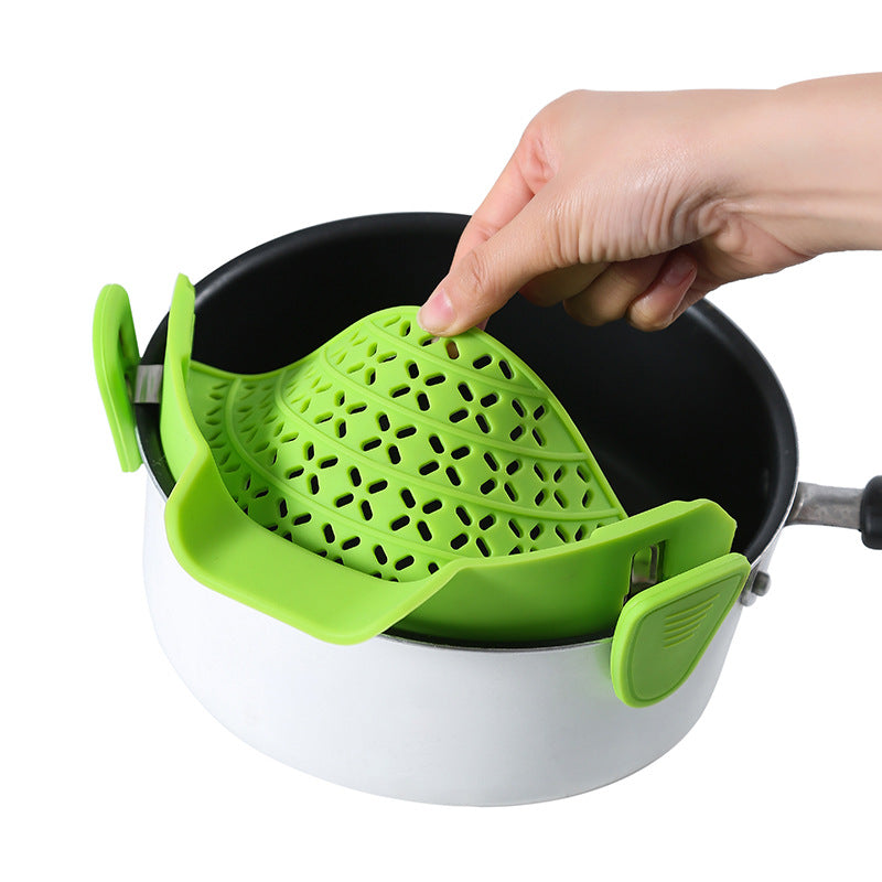Kitchen Gadgets Silicone Pot Side Drain Stopper – image 5