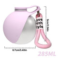 2-in-1 Portable Dog Water Bottle Stainless Steel – image 2