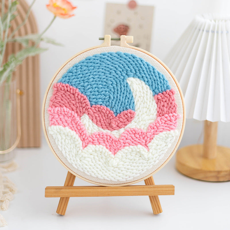 Handmade DIY Russian Wool Poke Embroidery Material – image 18