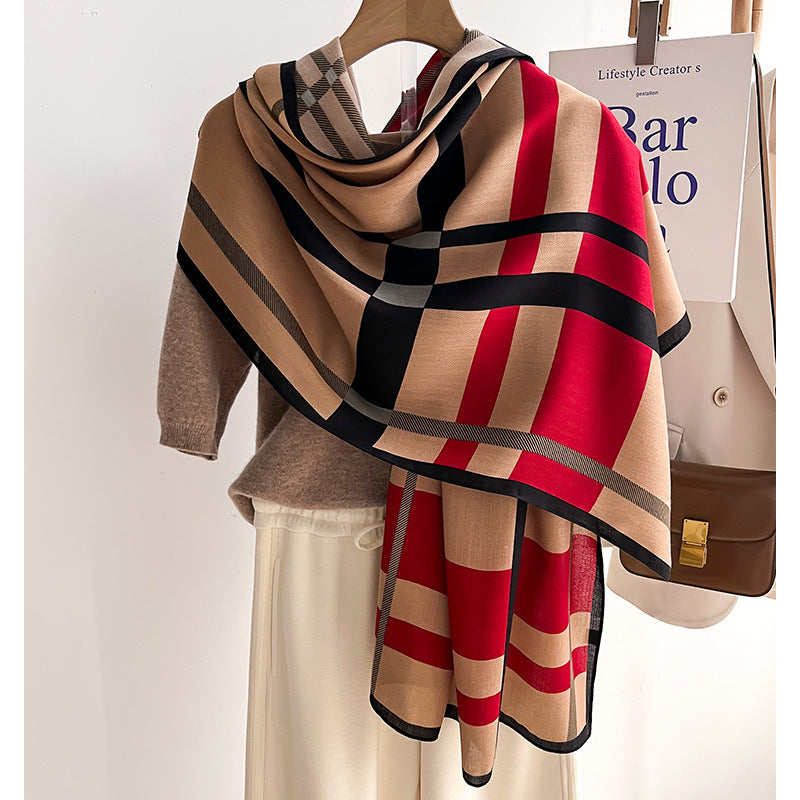Autumn & Winter Warm Scarf Shawl – image 2