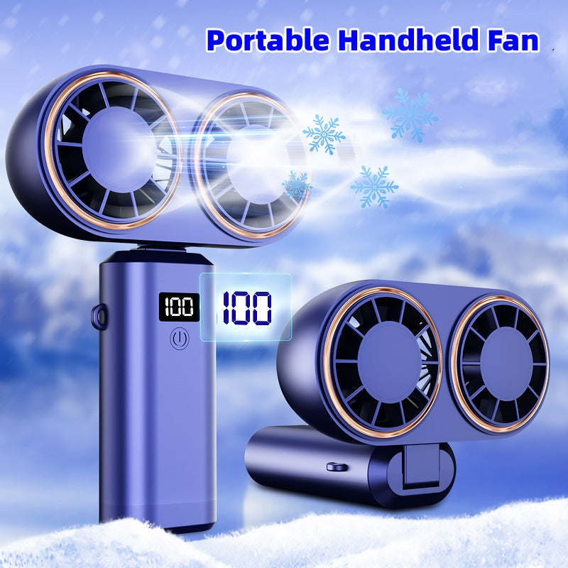 USB Rechargeable Foldable Handheld & Neck Fan