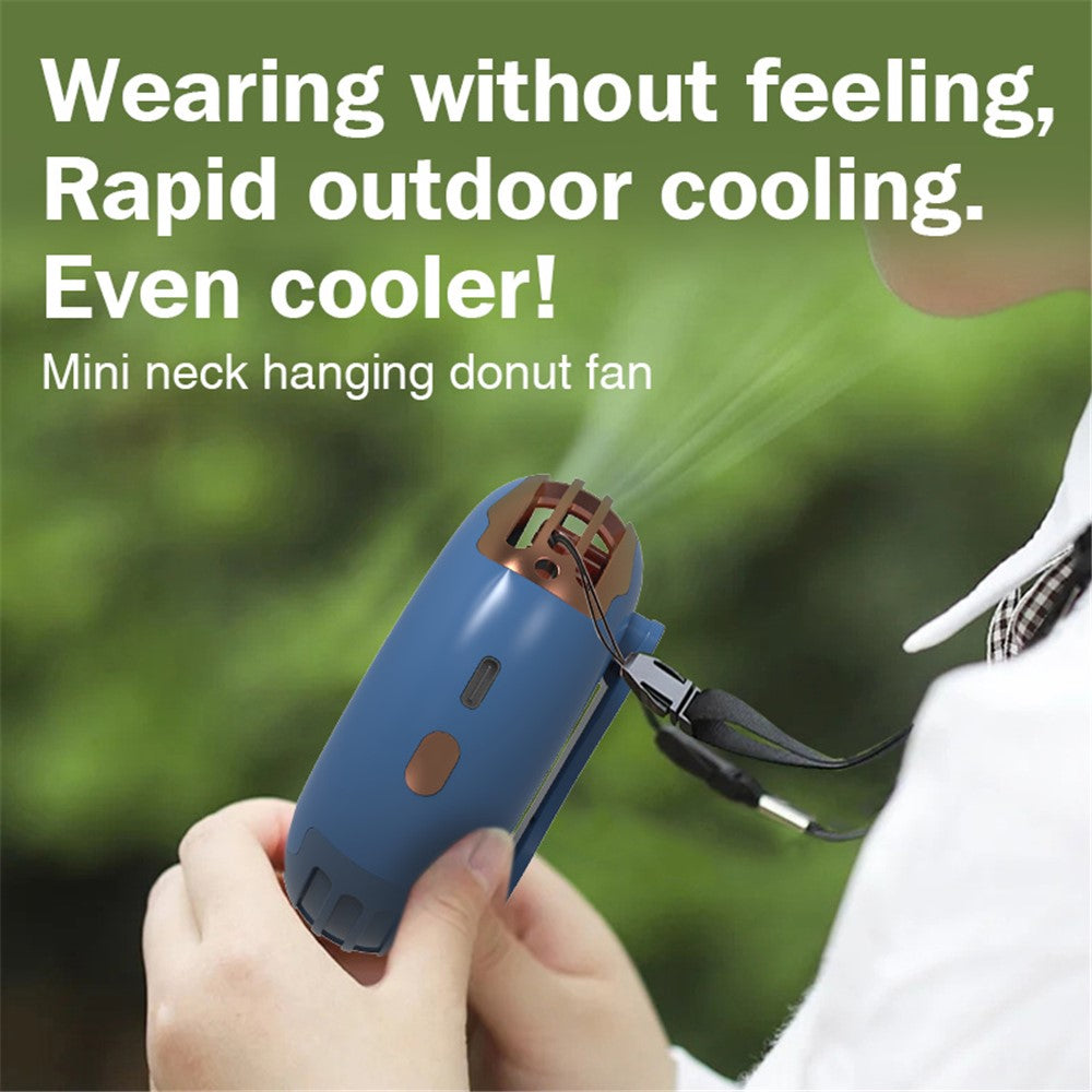 T11 Donut Mini Fan with Neck Strap – image 3