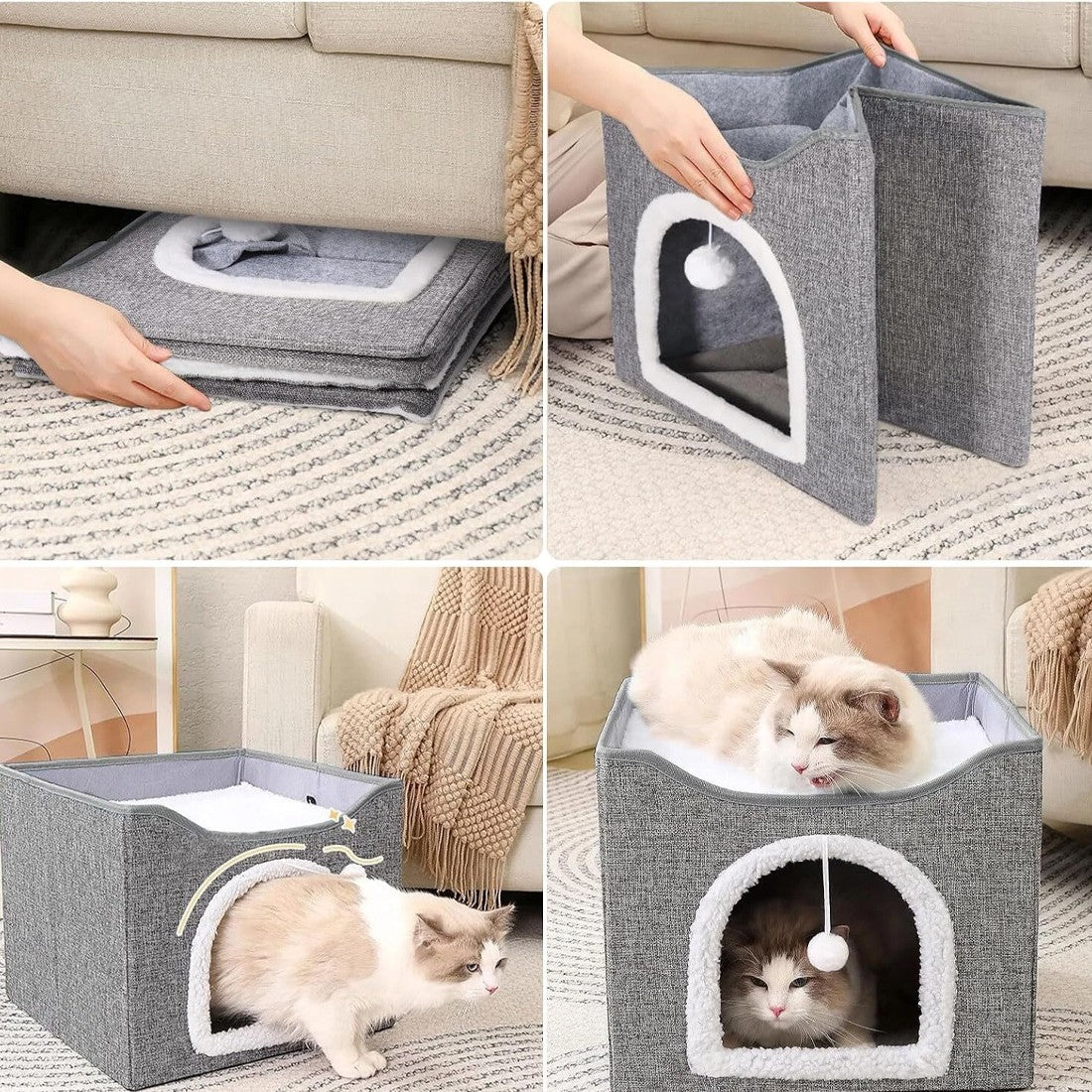 Pet Foldable Storage Cat Shelter Three-dimensional – image 7
