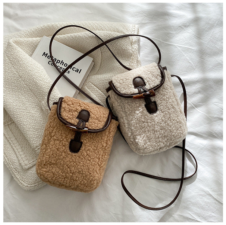 Teddy plush crossbody bag - image 4