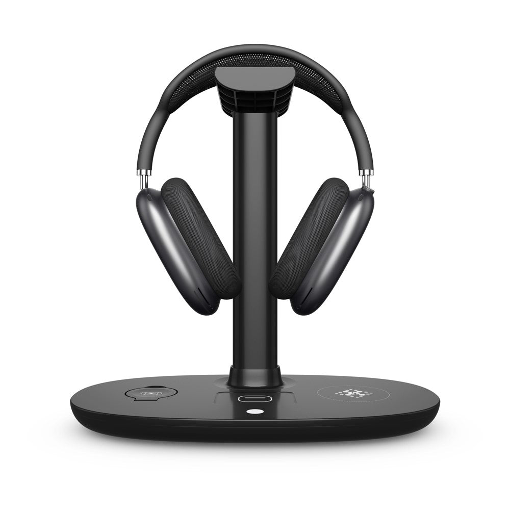 4-in-1 Wireless Charger with Headphone Hanger – image 3