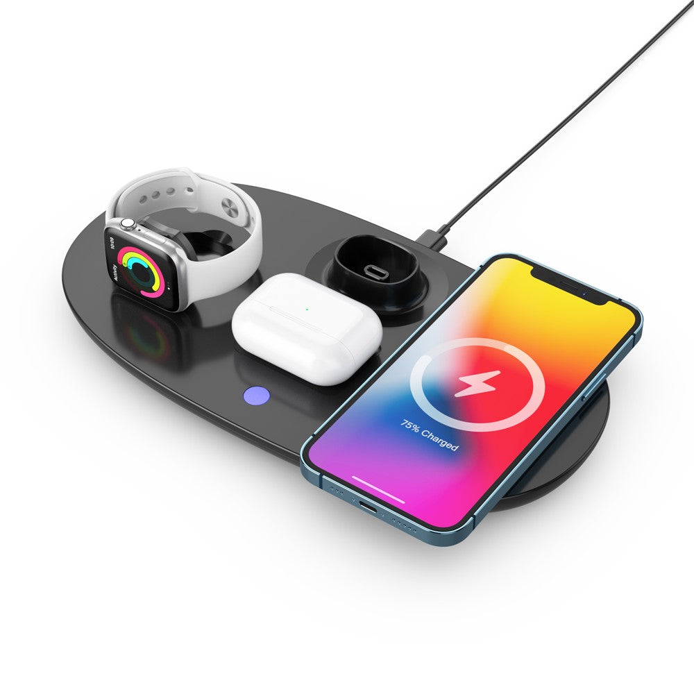 4-in-1 Wireless Charger with Headphone Hanger – image 6
