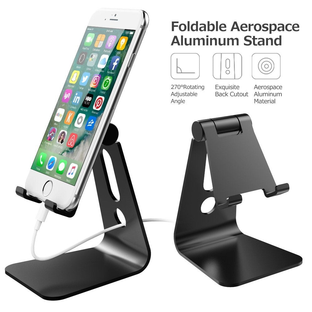 Foldable Aluminium Phone & Tablet Stand – image 3