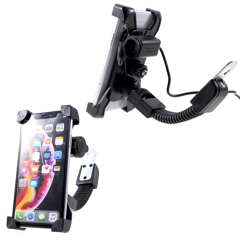 Universal Motorcycle Phone Mount – Handlebar Bracket for 4-6 Inch Phones