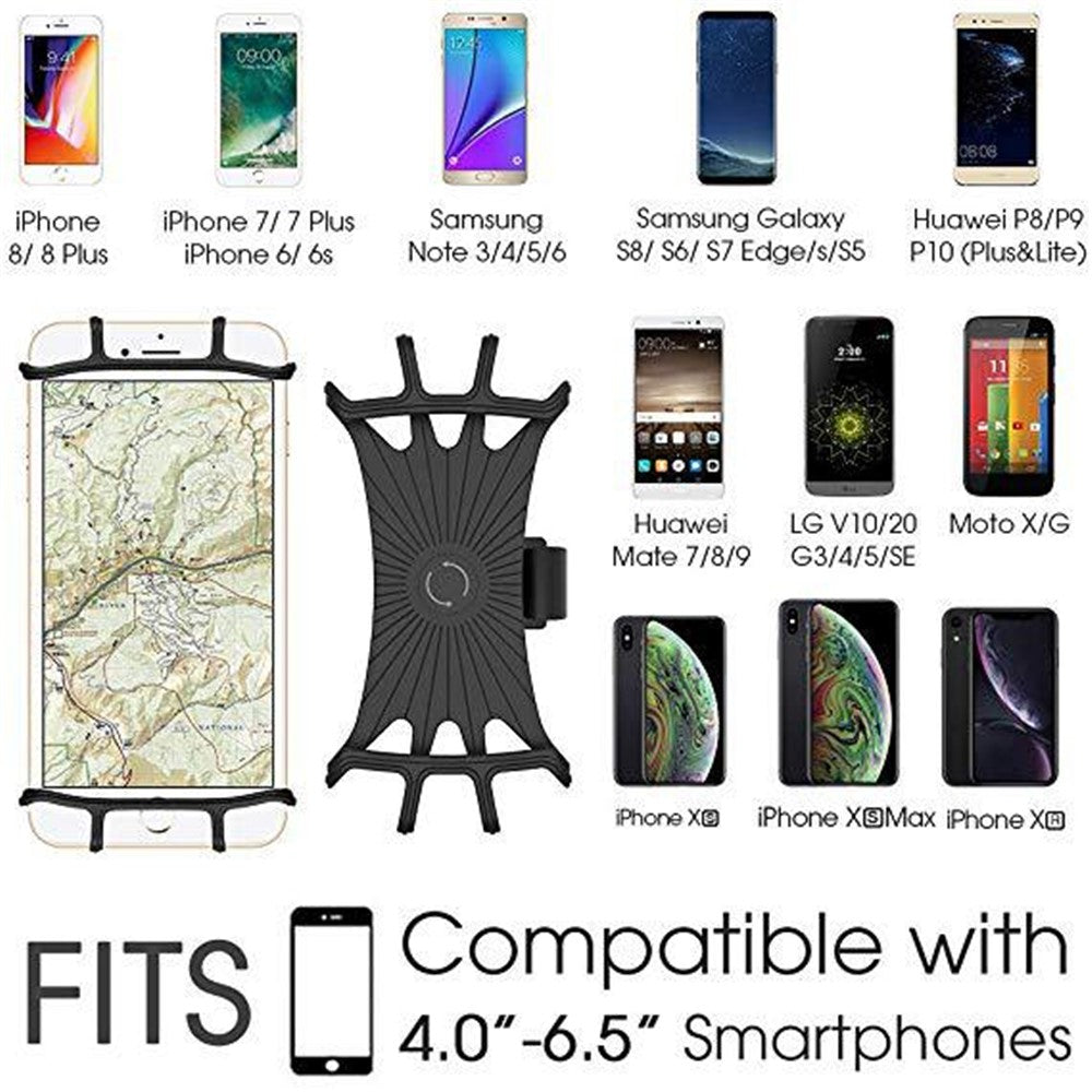 Universal Stretchy Silicone Bike Phone Mount – image 3
