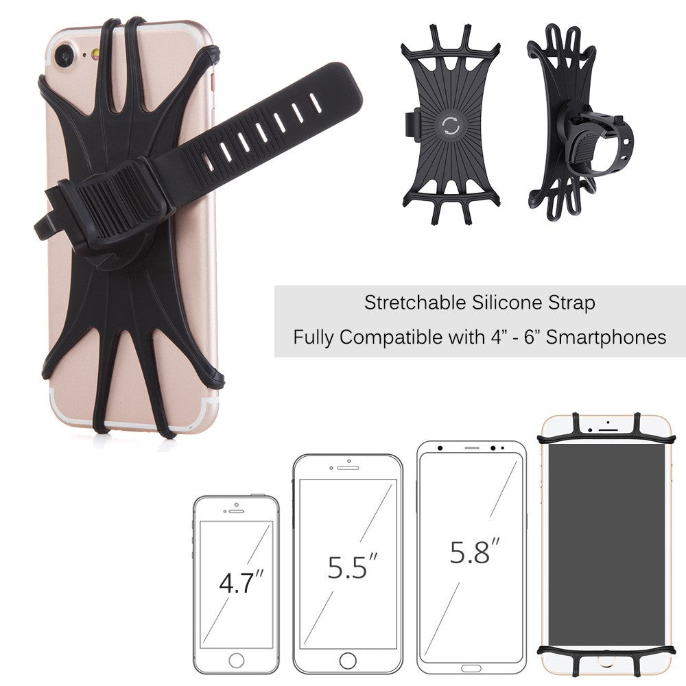 Universal Stretchy Silicone Bike Phone Mount – image 5