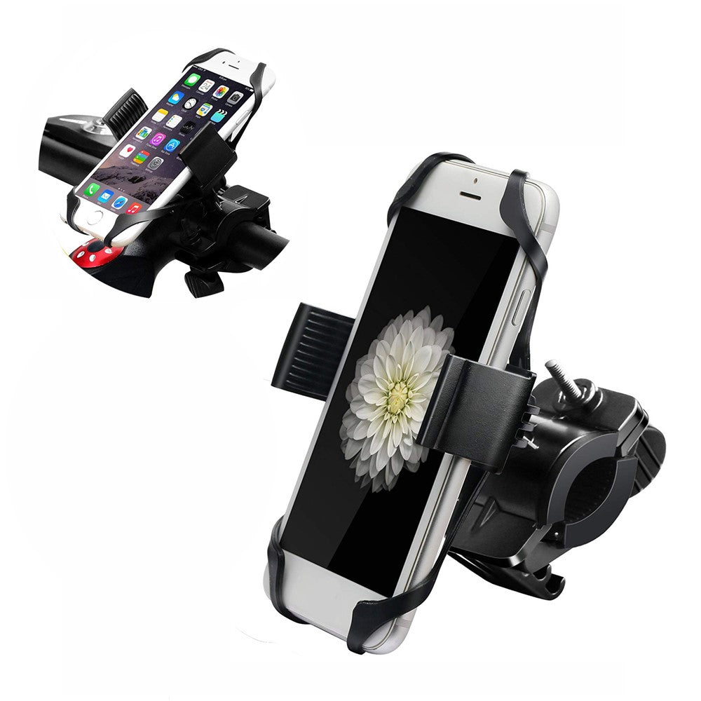 360° Rotating Handlebar Phone Mount – 15-22mm Clamp