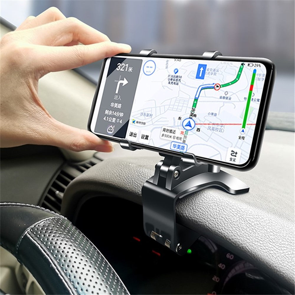 Hands-Free Car Phone Holder – Dashboard, Sun Visor & Mirror Mount