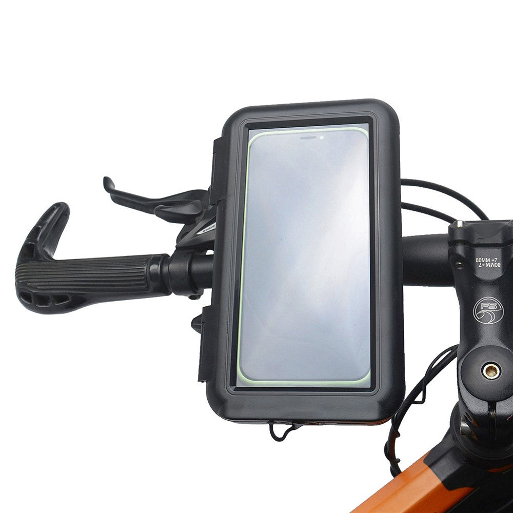 Water-Resistant Bike Handlebar Phone Bag Mount – image 6