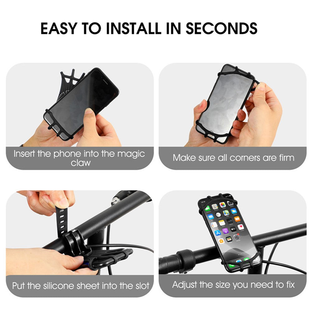 WEST BIKING Silicone Bike & Motorcycle Phone Mount – image 9