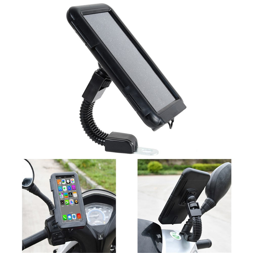 S2102 Mirror-Mount Phone Bag for Motorcycles & Bikes – Water-Resistant