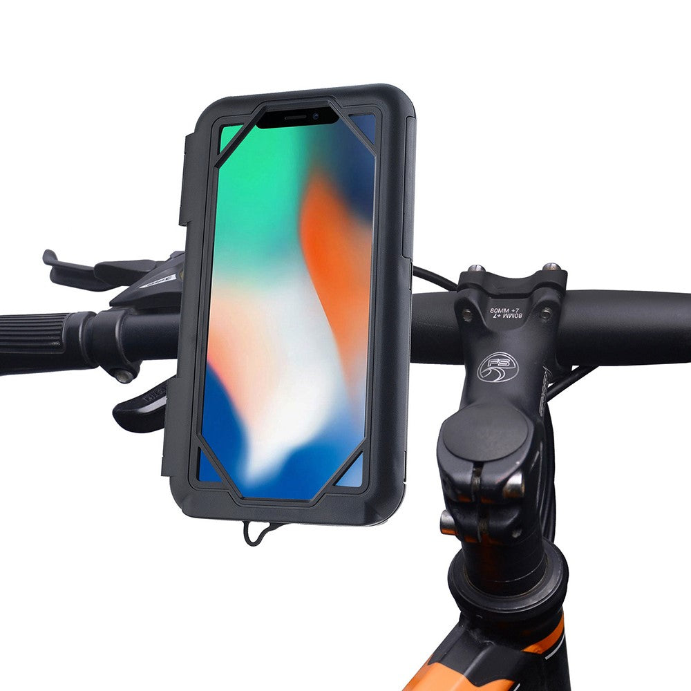 Water-Resistant Bike Handlebar Phone Case Mount – GPS Holder
