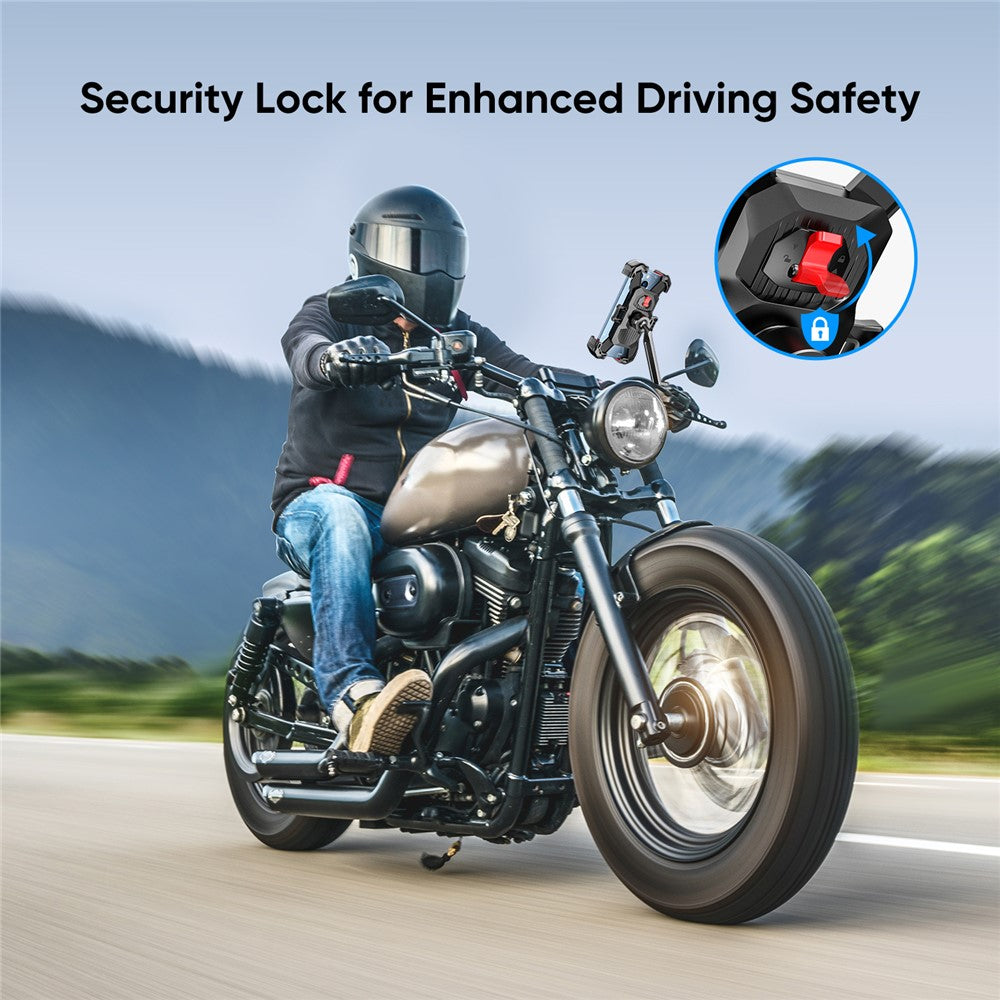 JOYROOM JR-ZS288 Motorcycle Mirror Phone Mount – image 2