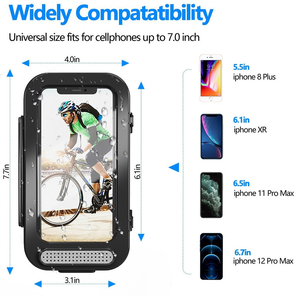Water-Resistant Touchscreen Bike Phone Mount – image 12