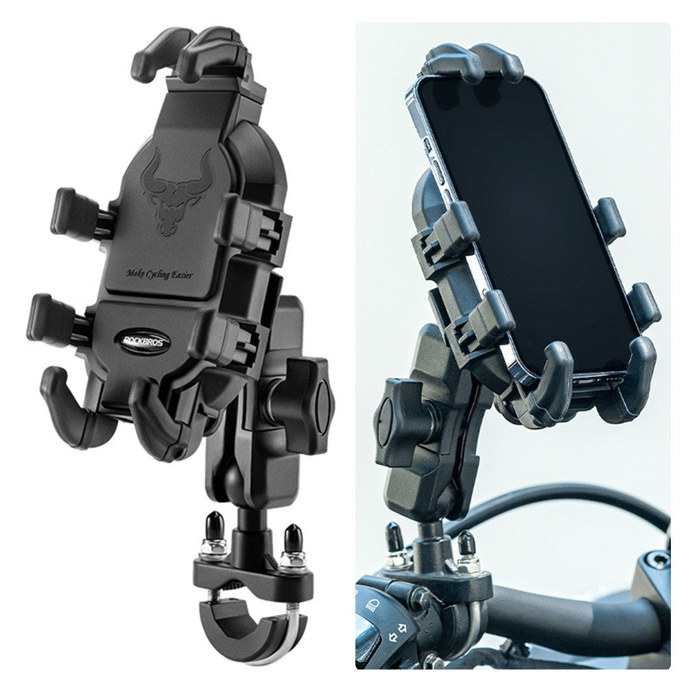 ROCKBROS Bull Head Phone Mount – Rotatable Bike & Motorcycle Holder