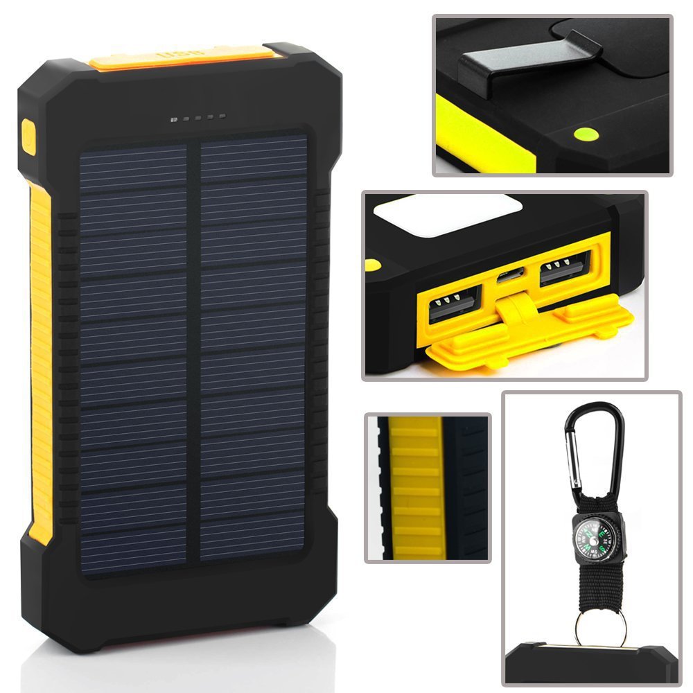 Ultra-Thin Solar Phone Charger with Camping Light – image 4