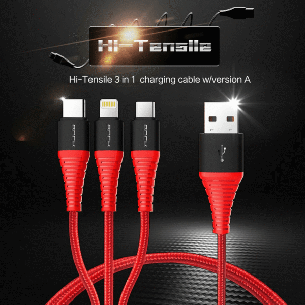 3-in-1 Universal USB Charging Cable