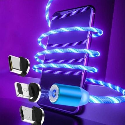 Magnetic Streamer LED Charging Cable