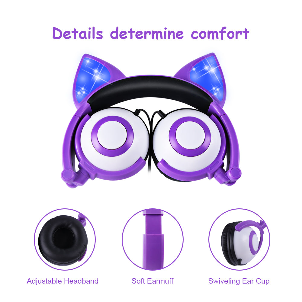 LED Cat Ear Headphones – image 5
