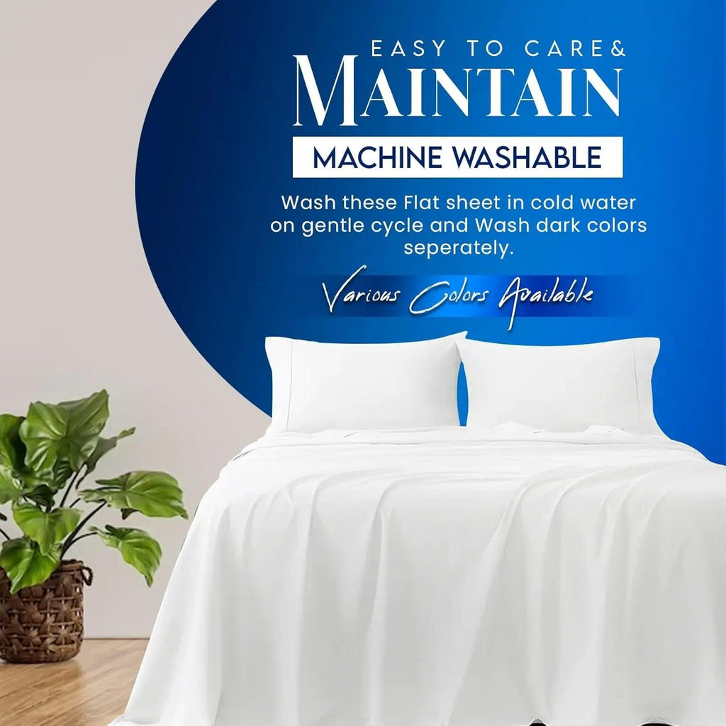 Flat Sheet – Brushed Microfibre, Single to Super King – image 4