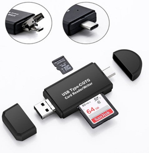 3-in-1 Multi-Function Card Reader