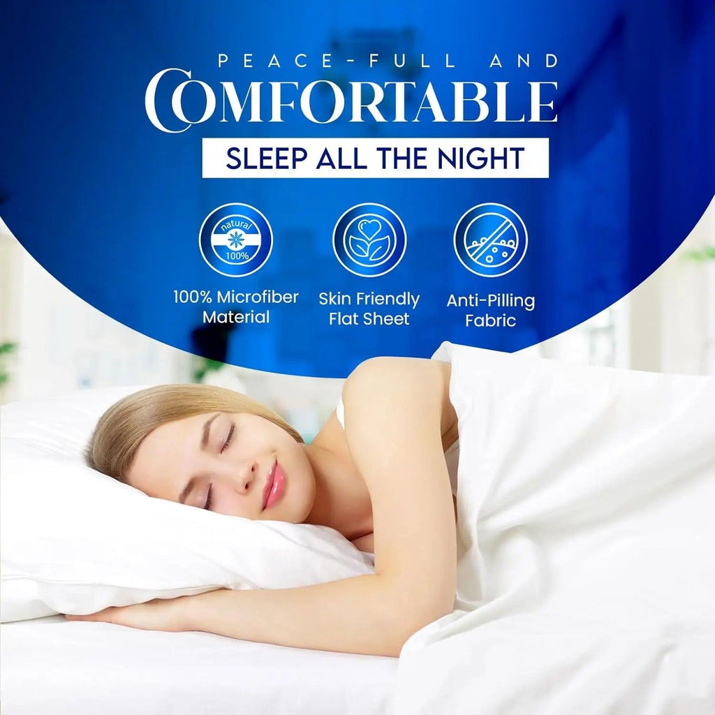 Flat Sheet – Brushed Microfibre, Single to Super King – image 6