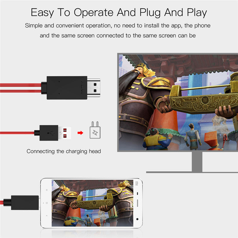 Type-C to HDMI Phone Projection Cable