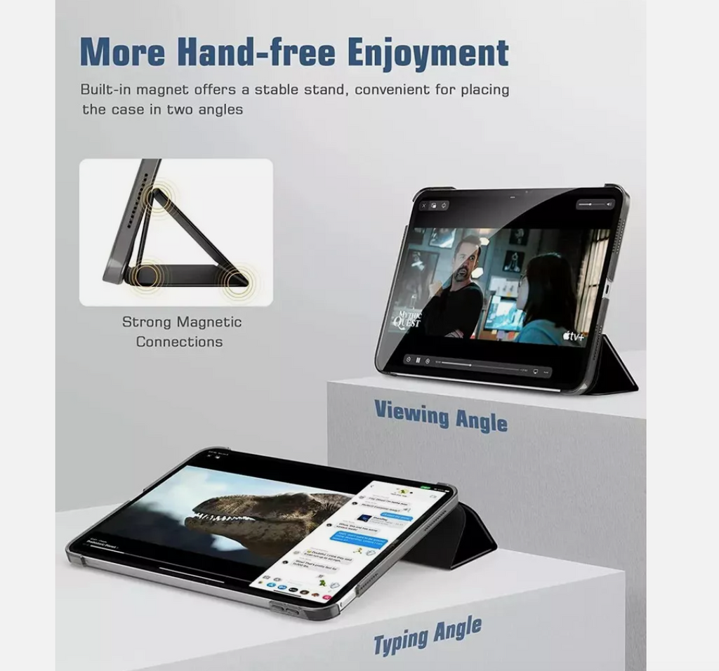 Case for iPad 11" 11th Gen 2025 – Leather Smart Stand Cover
