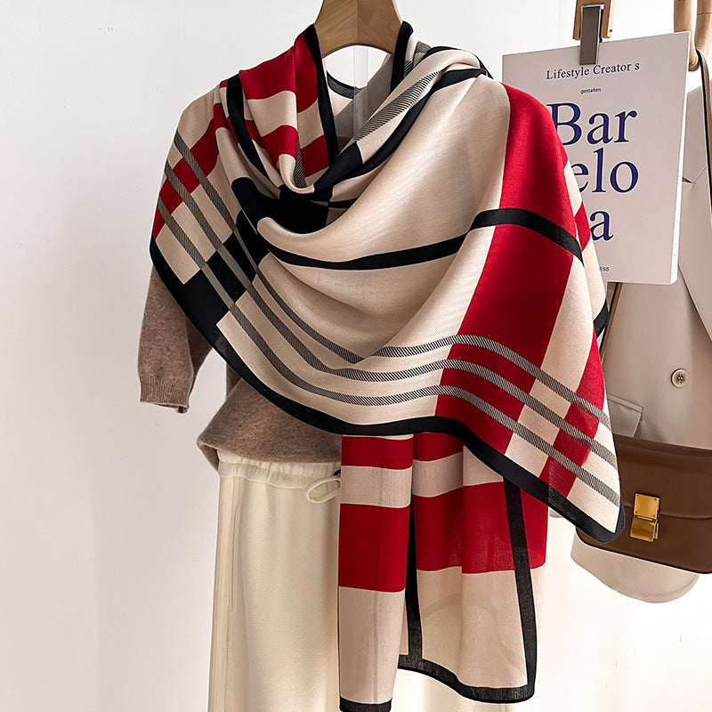 Autumn & Winter Warm Scarf Shawl – main image