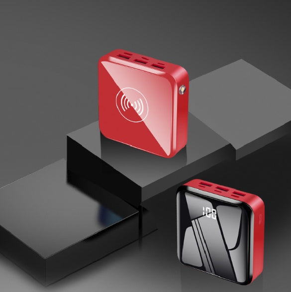 Mini Power Bank – Wireless Charging, Compact Everyday Backup