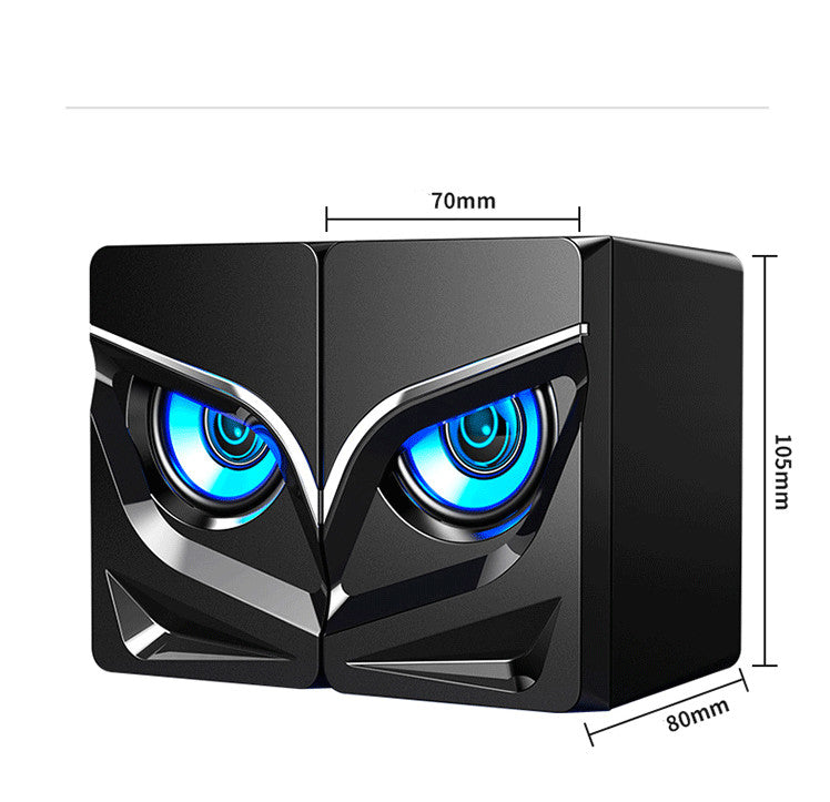 Desktop Computer Sound Bar with LED Light – image 6