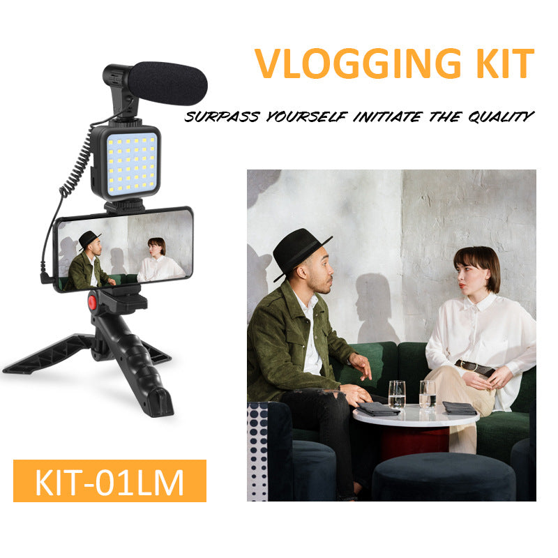 Desktop Tripod with Ring Light – Camera Accessory Kit