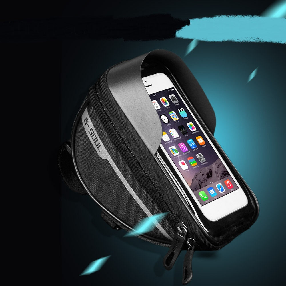 Bicycle Phone Holder – Water-Resistant Front Pouch Mount – image 4