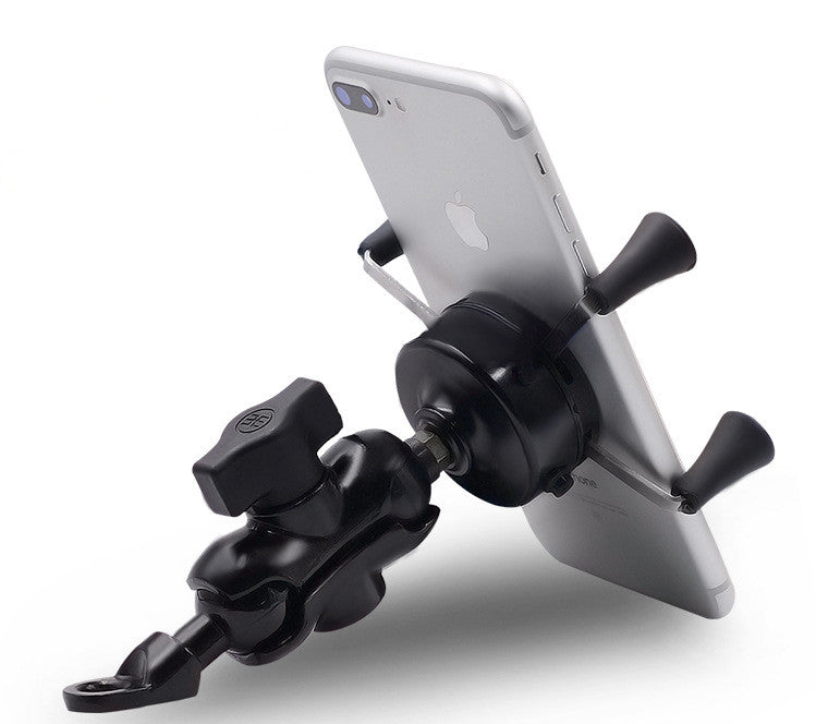 Aluminum Motorcycle Phone Mount – Handlebar Bracket – image 5