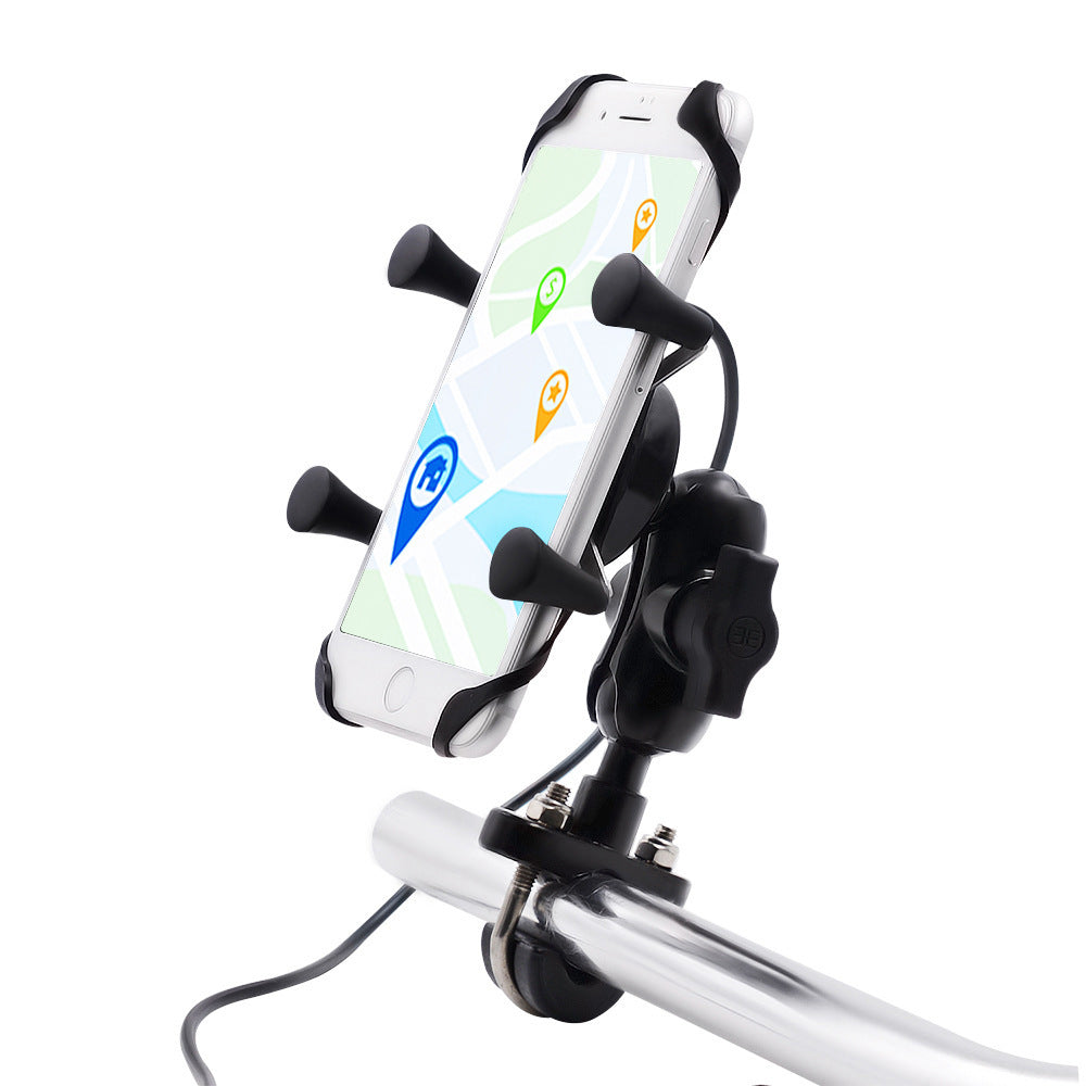 Aluminum Motorcycle Phone Mount – Handlebar Bracket – image 3