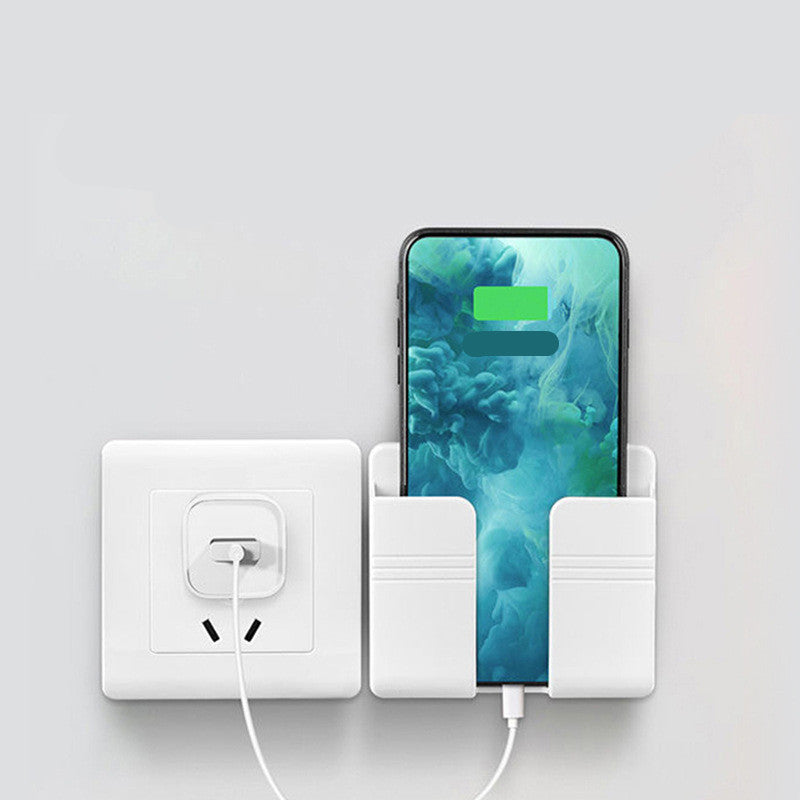 Adhesive Wall Phone & Cable Storage Rack
