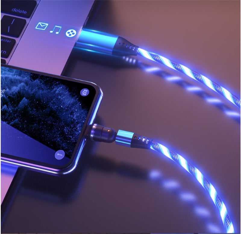 540° Rotating LED Magnetic Charging Cable – image 7