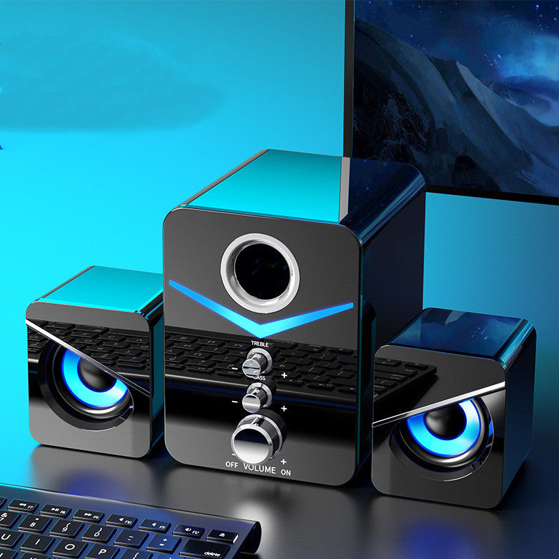 Desktop Computer Sound Bar with LED Light – image 9