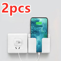 Adhesive Wall Phone & Cable Storage Rack – image 6