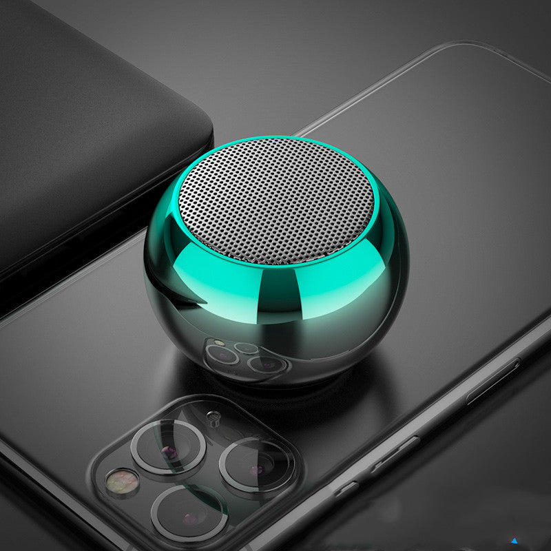 Mini Round Metal Bluetooth Speaker – image 5