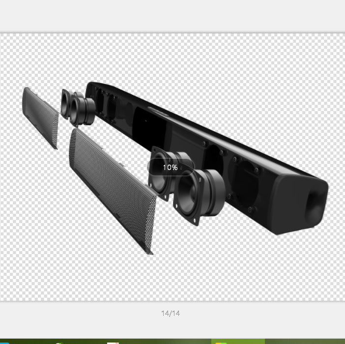 20W TV Soundbar with FM Radio – image 4