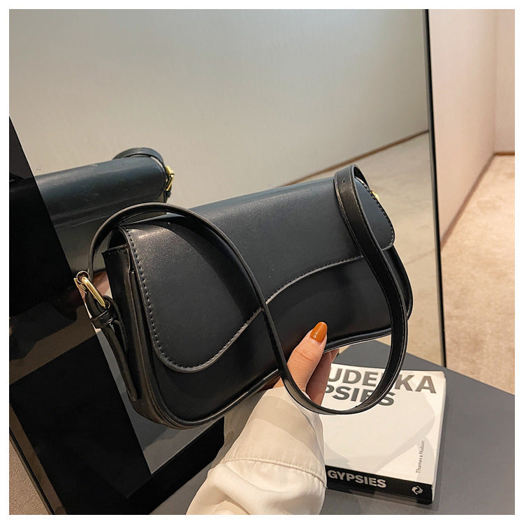 Fashion Simple New Flip Magnetic Buckle Shoulder Bag – image 10