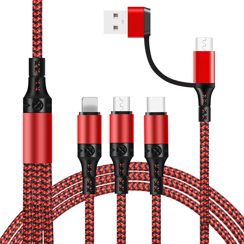 5-in-1 Fast Charging Cable – Three-Way Split – image 2