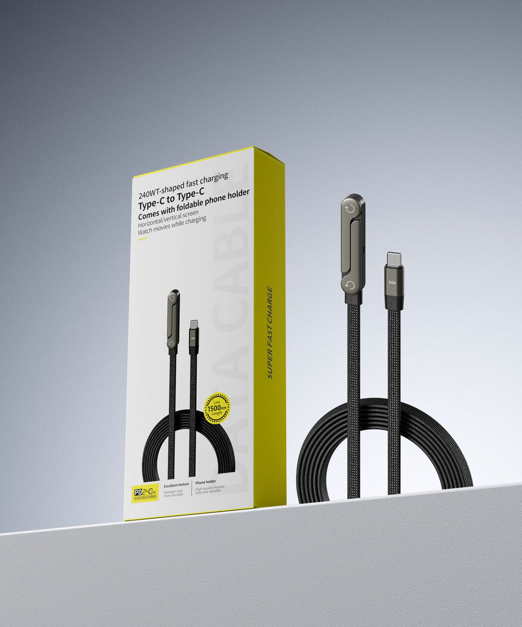 2-in-1 Fast Charging Cable with Foldable Stand – image 6