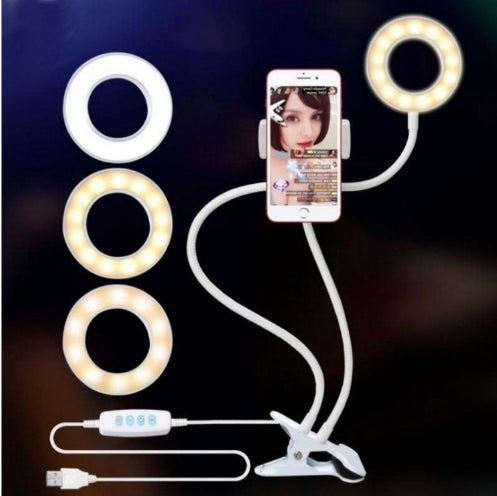 Adjustable LED Ring Light – Clamp-On Stand – image 7